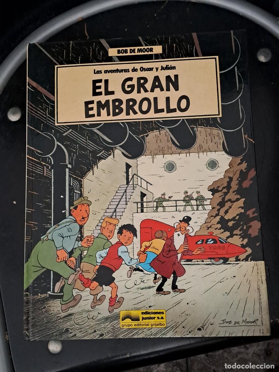 C&oacute;mics: Bob de moor, las aventuras de Oscar y Juli&aacute;n 1, el gran embrollo, Junior en muy buen estado