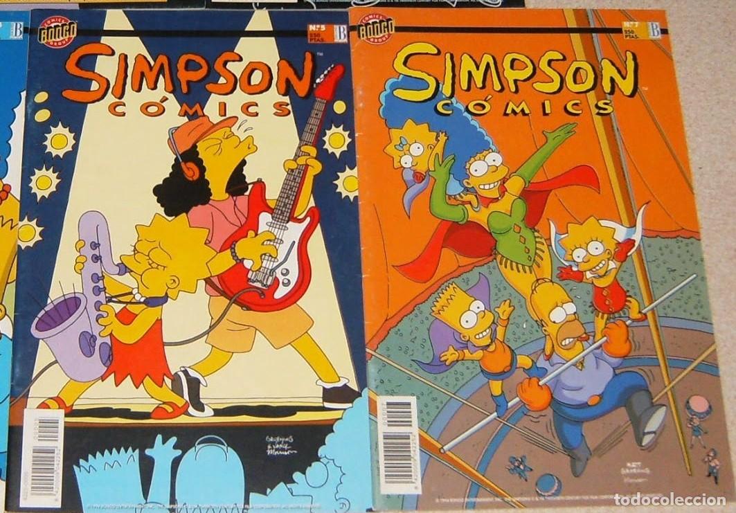 C&oacute;mics: SIMPSON COMICS . NUMEROS 5 y 7 - BONGO - EDICIONES B, SUELTOS