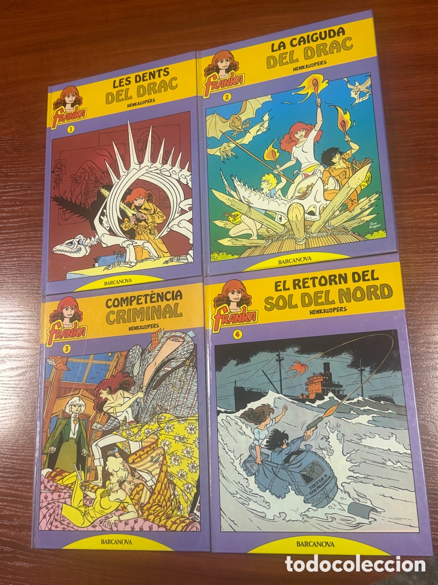 C&oacute;mics: Lote 4 tomos Franka henk huijpers barcanova nuevos