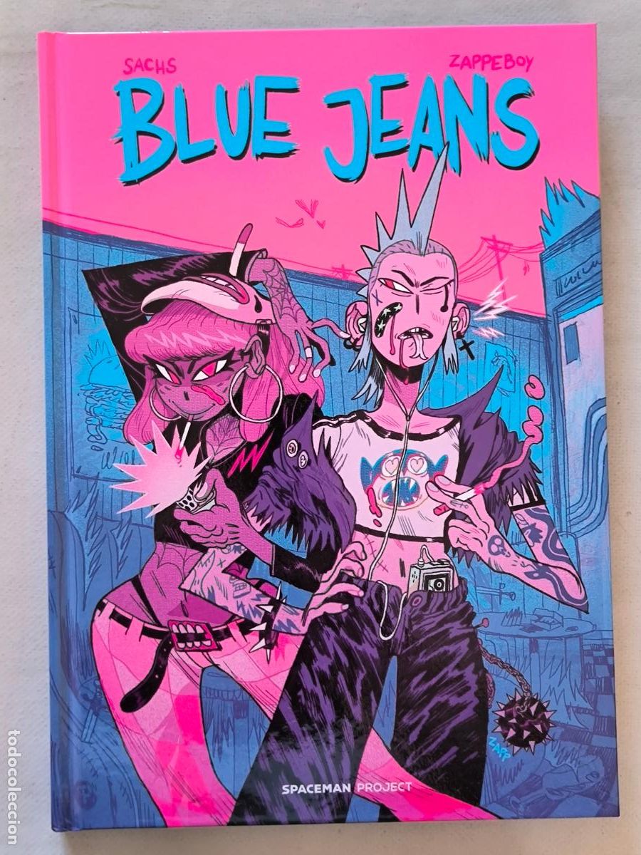 C&oacute;mics: BLUE JEANS - SACHS, ZAPPEBOY - SPACEMAN PROJECT - TAPA DURA - NUEVO (369*w)