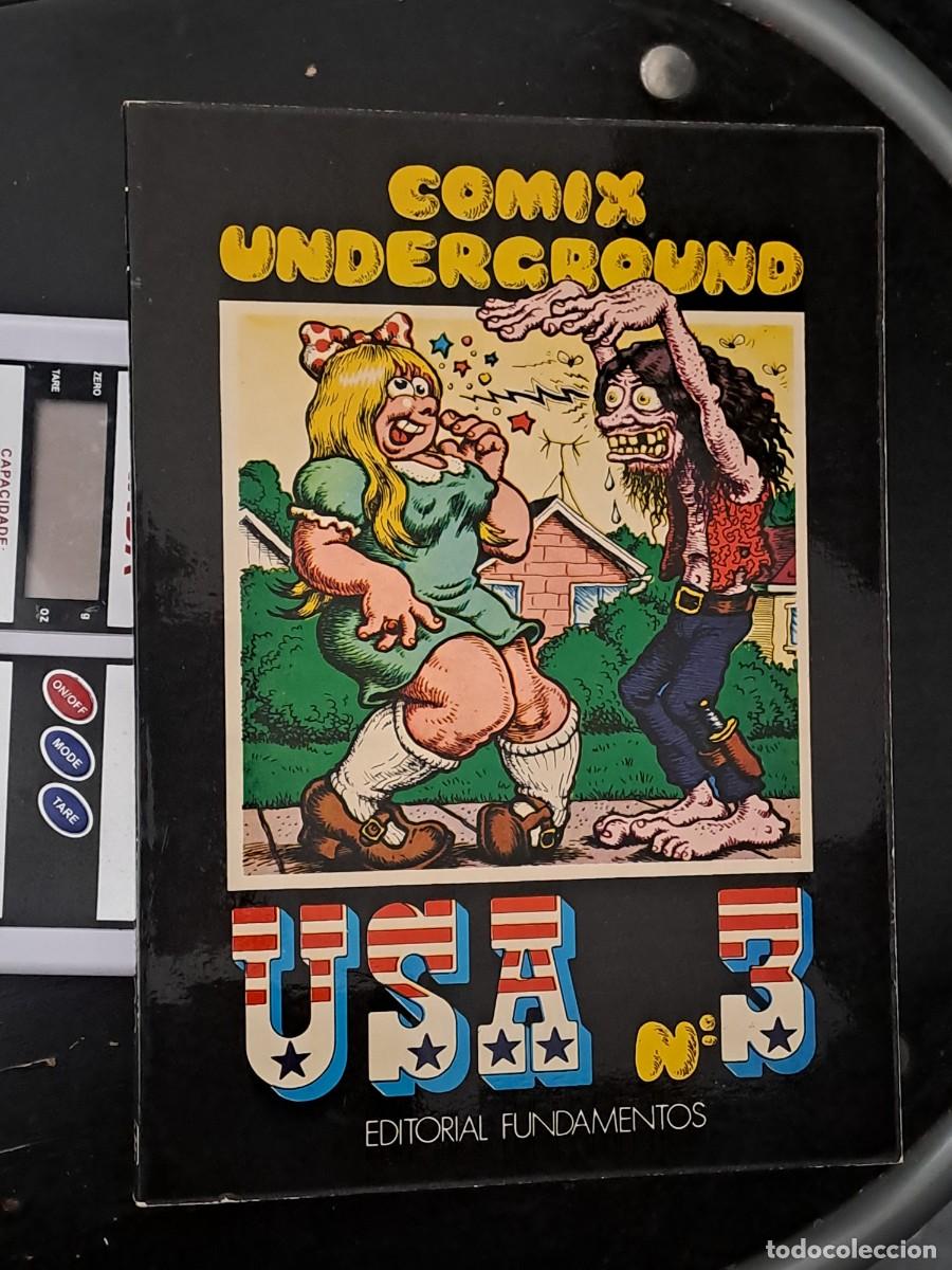 C&oacute;mics: Comix underground 3, Fundamentos en buen estado Bolsa DA