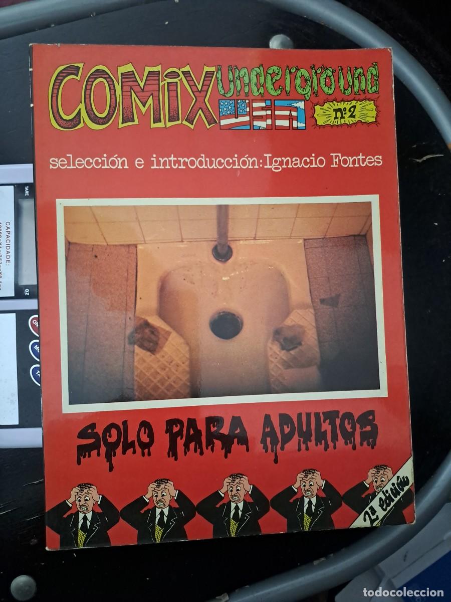 C&oacute;mics: Comix underground 2, Fundamentos en buen estado Bolsa DA