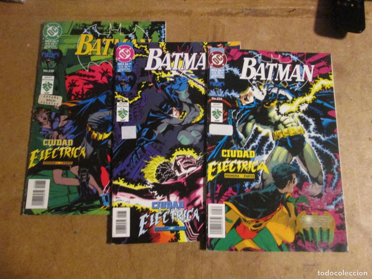C&oacute;mics: Batman ciudad el&eacute;ctrica miniserie completa 3 n&uacute;meros de la editorial vid