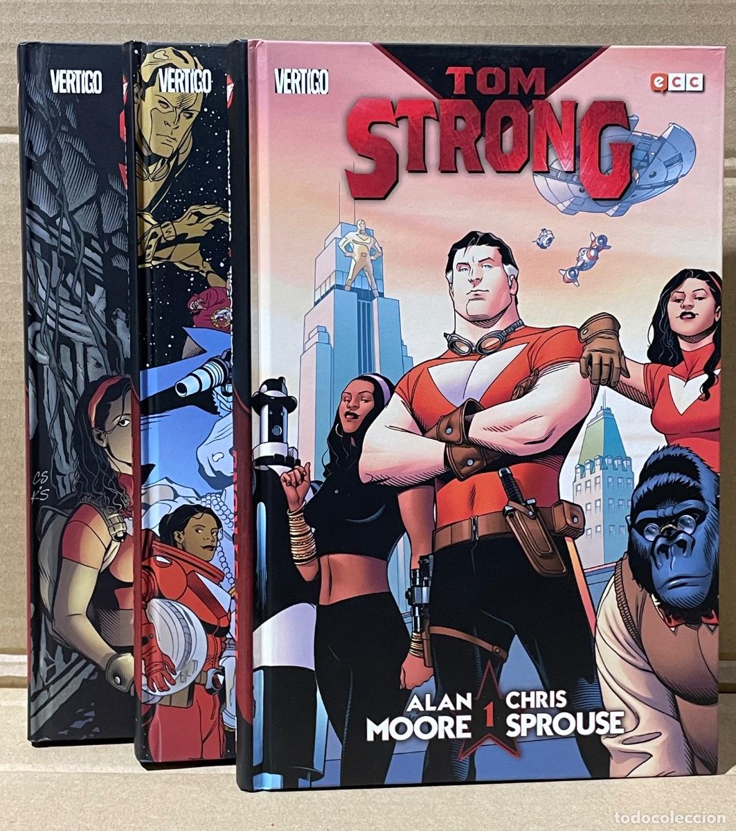 C&oacute;mics: Tom Strong / Completo 3 vol&uacute;menes / Alan Moore, Chris Sprouse / ECC