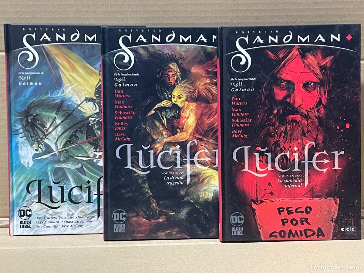 C&oacute;mics: Universo Sandman Lucifer / Completo 3 vol&uacute;menes / Neil Gaiman, Dan Watters, Max Fiumara