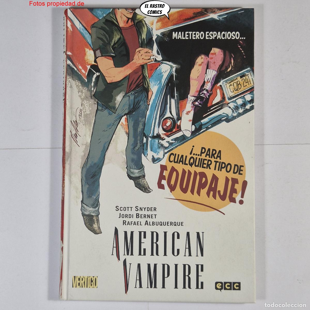 C&oacute;mics: American Vampire n&ordm; 4, Maletero espacioso para cualquier tipo de equipaje, tapa dura ed ECC Vertigo