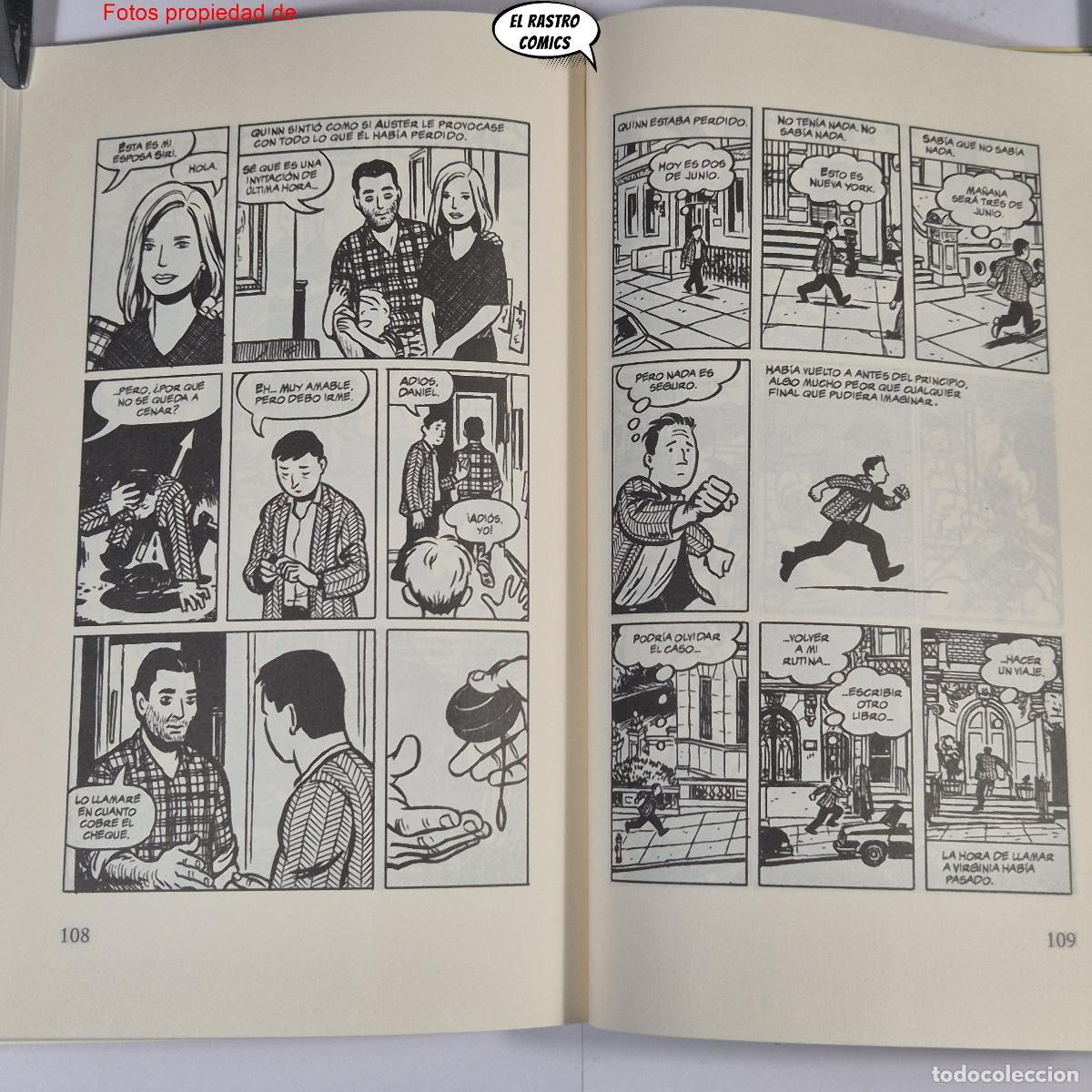 C&oacute;mics: Ciudad de cristal, Paul Auster, David Mazzucchelli, comic, ed Anagrama 2006 - Foto 4