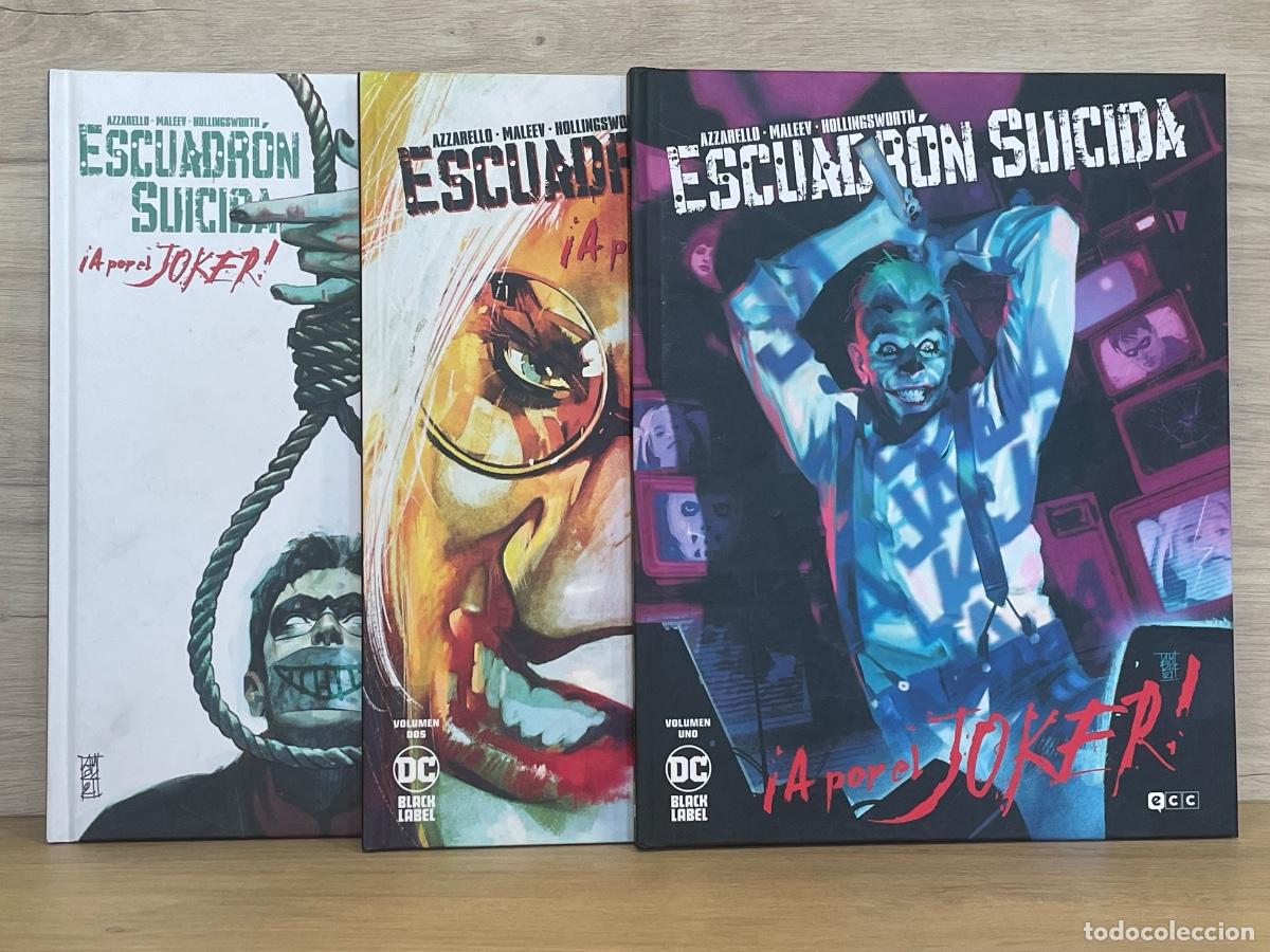 C&oacute;mics: Escuadr&oacute;n Suicida: &iexcl;A por el Joker! / Black Label / Completo 3 vol&uacute;menes / Azzarello, Maleev,