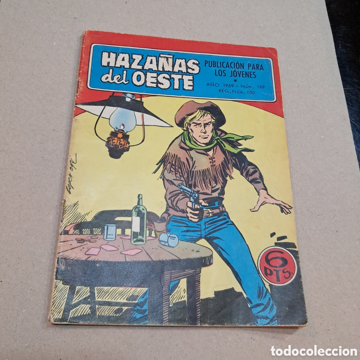 C&oacute;mics: Haza&ntilde;as dwl oeste , 6 pesetas, numwro 100