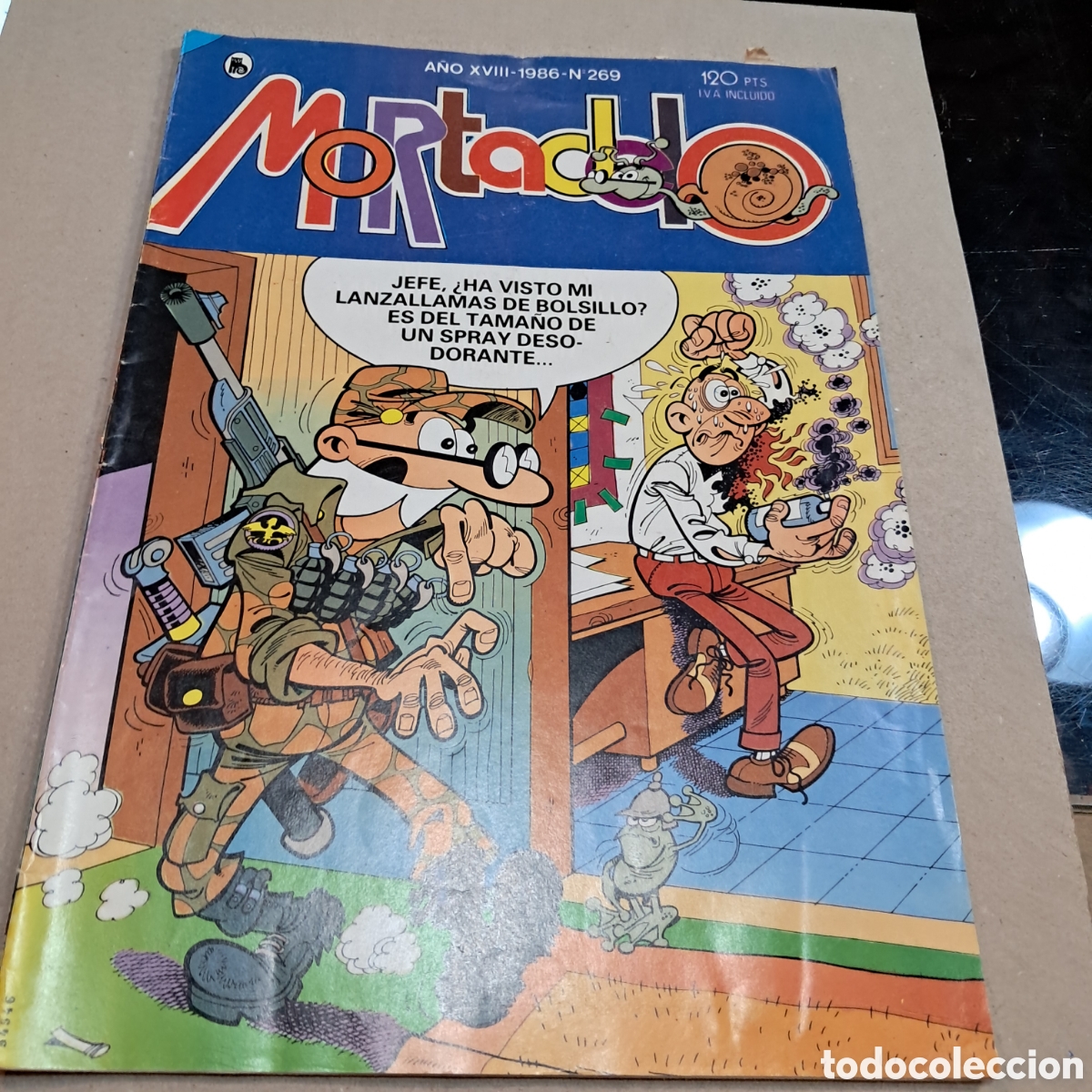 C&oacute;mics: Mortadelo, 1986, numero 269, 120 pesetas
