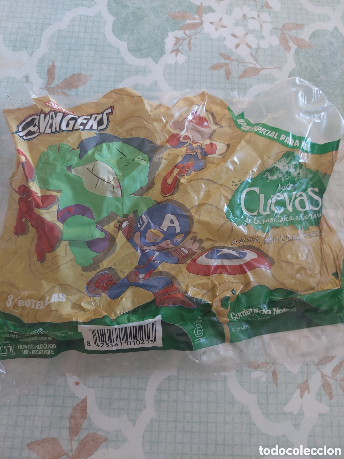 C&oacute;mics: CAVENGERS MARVEL BOKSA AGUA MINERAL NATURAL CUEVAS BOTELLAS