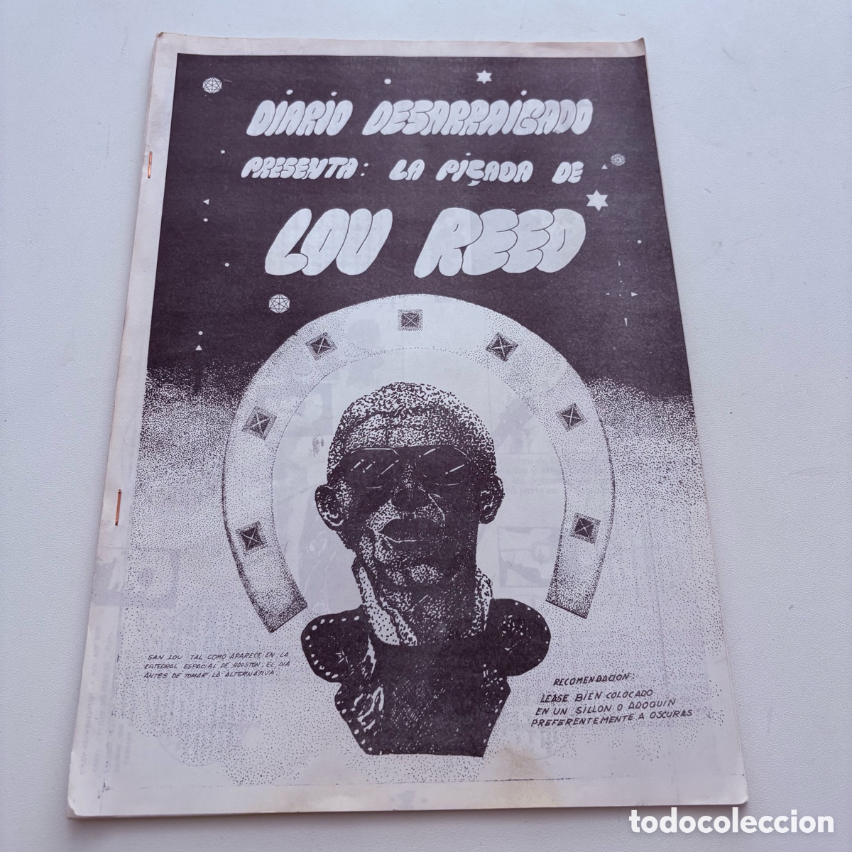 C&oacute;mics: Fanzine Diario Desarraigado Presenta: La Picada de Lou Reed