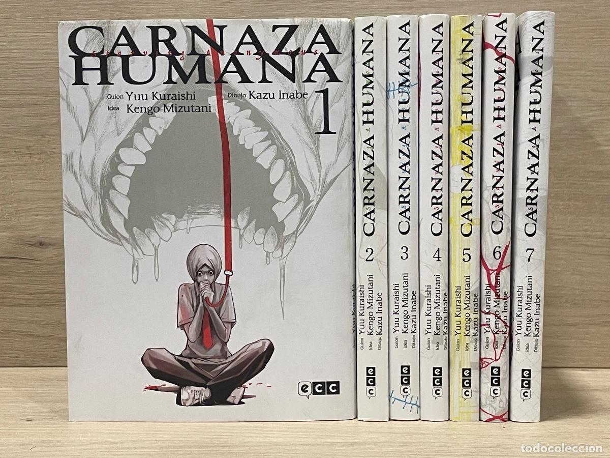 C&oacute;mics: Carnaza humana / Completo 7 vol&uacute;menes / Yuu Kuraishi, Kengo Mizutani, Kazu Inabe