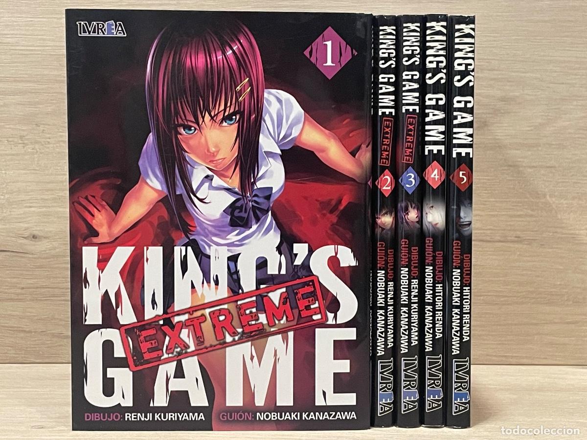 C&oacute;mics: King's Game Extreme / Completo 5 vol&uacute;menes / Ivrea / Nobuaki Kanazawa, Renji Kuriyama