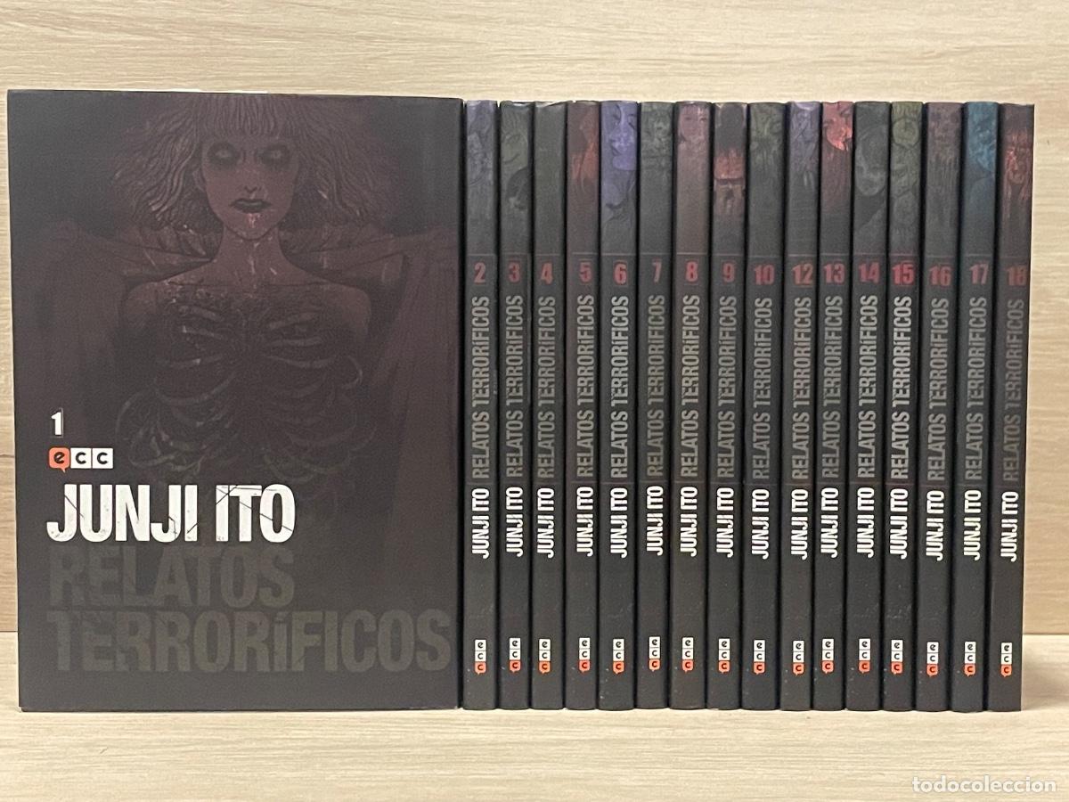C&oacute;mics: Relatos terror&iacute;ficos Junji Ito / Completa 18 vol&uacute;menes / ECC