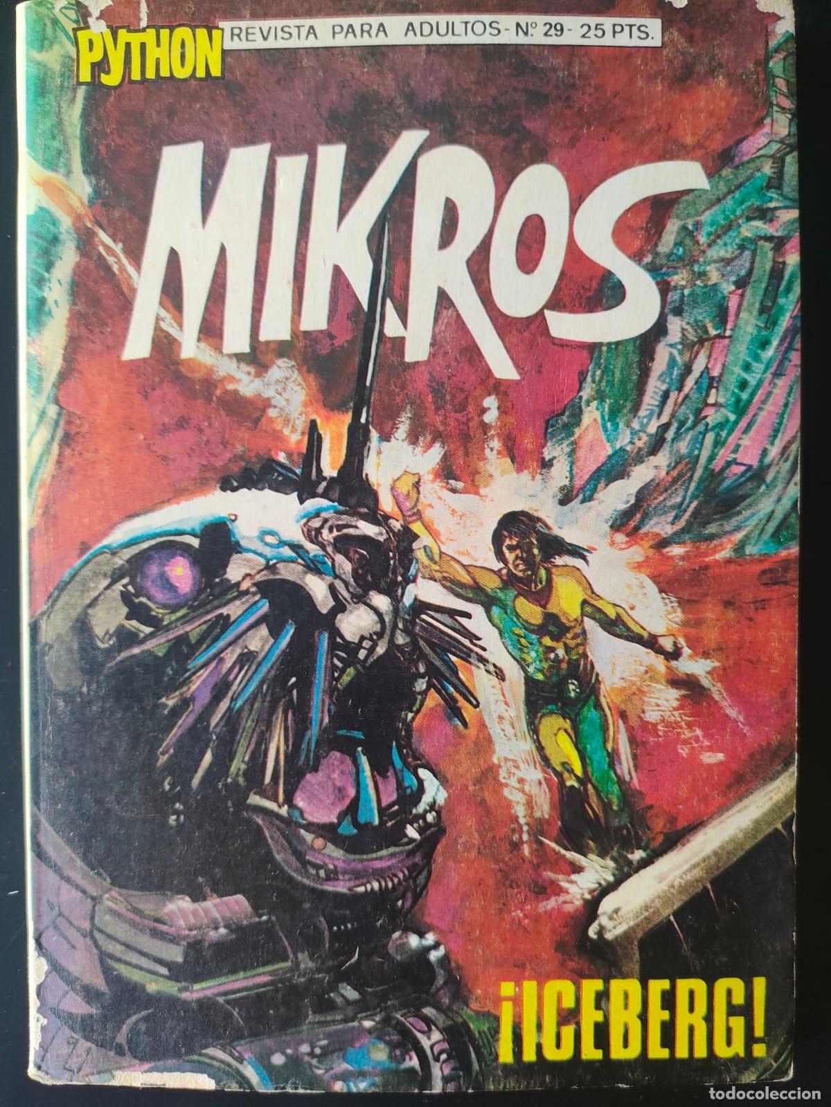 C&oacute;mics: PYTHON REVISTA PARA ADULTOS MIKROS ICEBERG