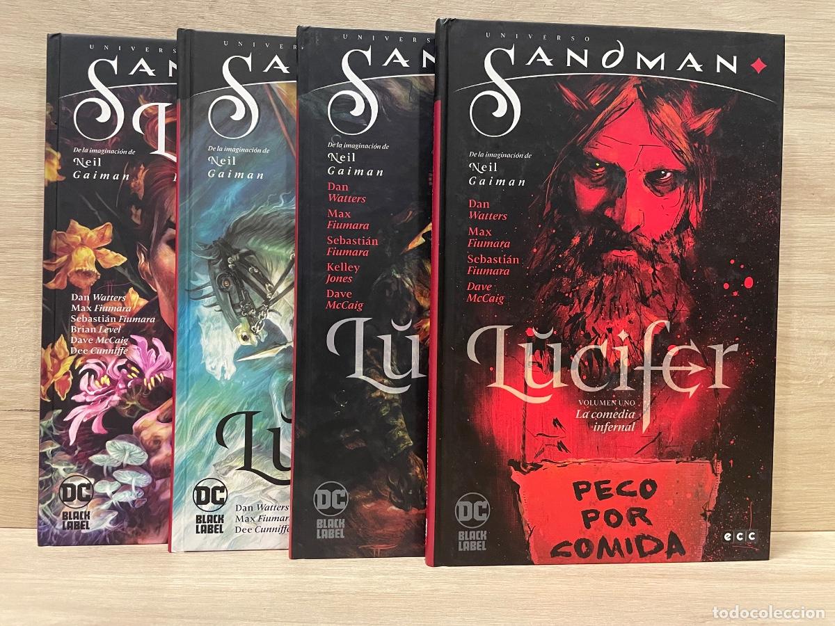 Fumetti: Universo Sandman Lucifer / Completo 4 vol&uacute;menes / Neil Gaiman, Dan Watters, Max Fiumara