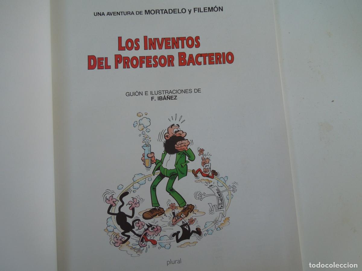 C&oacute;mics: MORTADELO Y FILEMON - LOS INVENTOS DEL PROFESOR BACTERIO - IBA&Ntilde;EZ - PLURAL - Foto 2