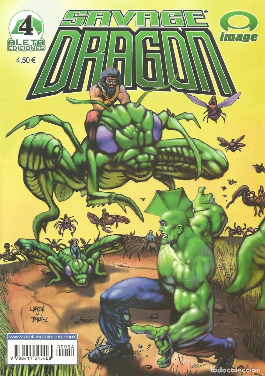 C&oacute;mics: Savage Dragon - 'Los jinetes insecto' - N&uacute;mero 4, 2004 - Erik Larsen - Aleta Ediciones - Image