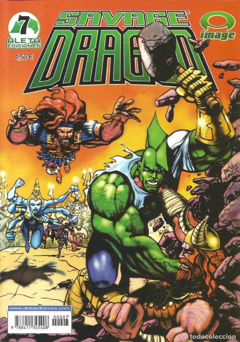 C&oacute;mics: Savage Dragon - '&iexcl;Desafiar a los dioses!' - N&uacute;mero 7, 2004 - Erik Larsen - Aleta Ediciones - Image