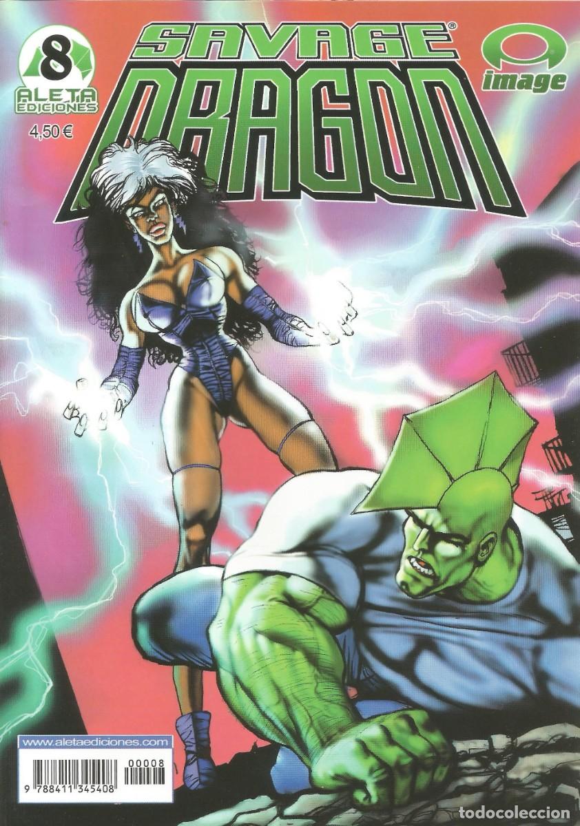 C&oacute;mics: Savage Dragon - 'Vuelta a casa' - N&uacute;mero 8, 2004 - Erik Larsen - Aleta Ediciones - Image Comics