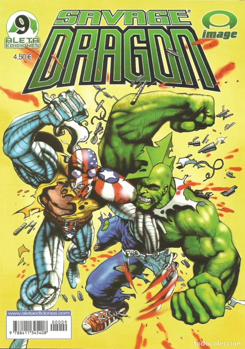 C&oacute;mics: Savage Dragon - 'Traed a los chicos malos' - N&uacute;mero 9, 2004 - Erik Larsen - Aleta Ediciones - Image
