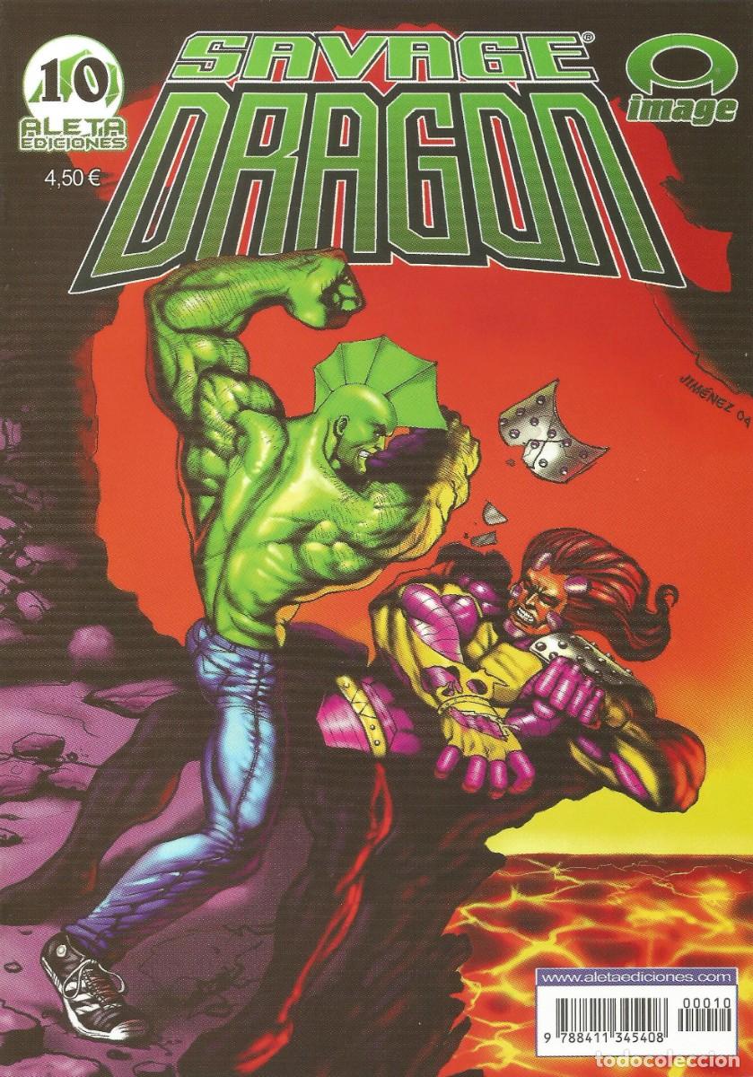 C&oacute;mics: Savage Dragon - 'El reino de Khan' - N&uacute;mero 10, 2004 - Erik Larsen - Aleta Ediciones - Image Comics