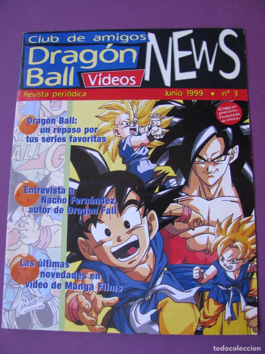 C&oacute;mics: DRAGON BALL VIDEOS NEWS. CLUB DE AMIGOS. N&ordm; 3 JUNIO 1999