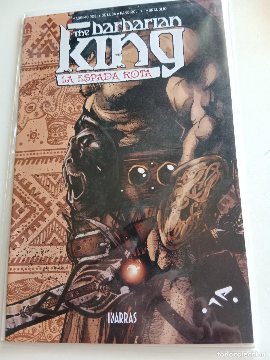 C&oacute;mics: THE BARBARIAN KING. LA ESPADA ROTA. KARRAS.