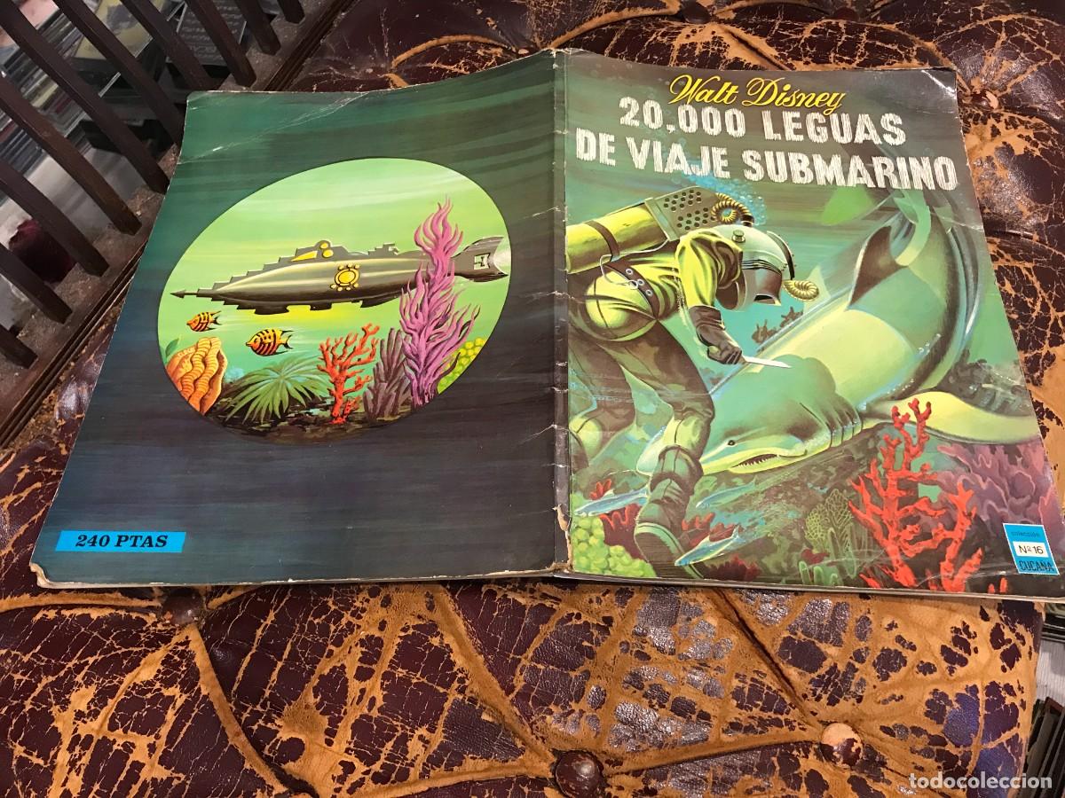 C&oacute;mics: C&Oacute;MIC. WALT DISNEY. 20.000 LEGUAS DE VIAJE SUBMARINO. COLECCI&Oacute;N CUCA&Ntilde;A 16. 1982
