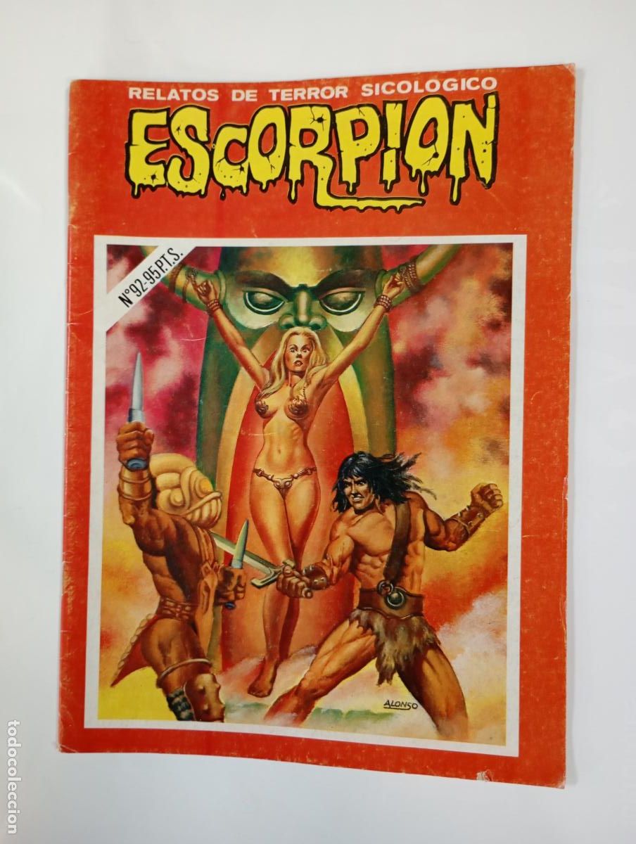 C&oacute;mics: ESCORPI&Oacute;N N&ordm; 92. RELATOS DE TERROR SICOL&Oacute;GICO. VILMAR EDICIONES. TDKR94