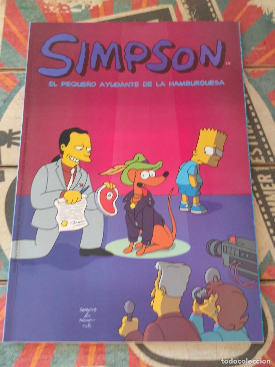 C&oacute;mics: Simpson El peque&ntilde;o ayudante de la hamburguesa Bongo