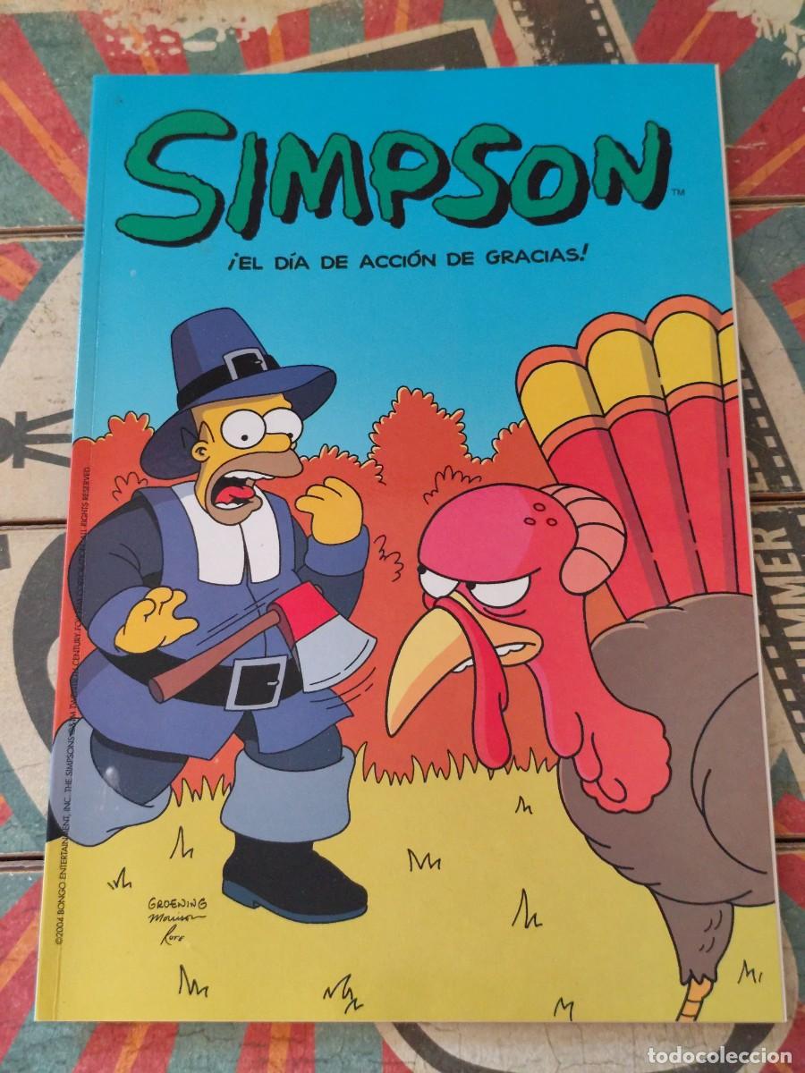 C&oacute;mics: Simpson El d&iacute;a de acci&oacute;n de gracias Bongo