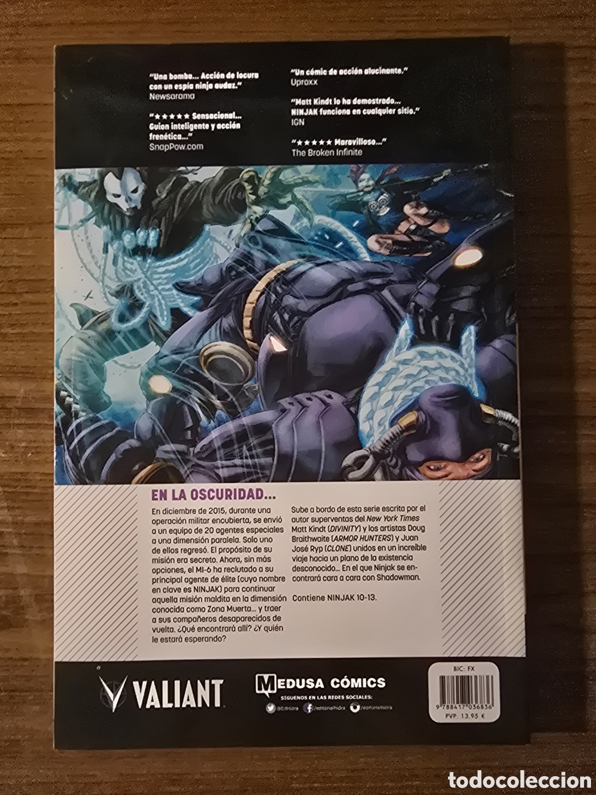 C&oacute;mics: OPERACION ZONA MUERTA,NINJAK,VOLUMEN 3,(VALIANT) - Foto 2