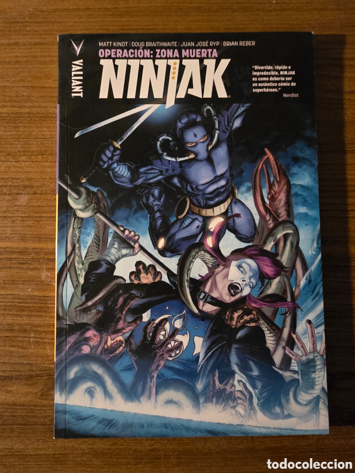 C&oacute;mics: OPERACION ZONA MUERTA,NINJAK,VOLUMEN 3,(VALIANT)