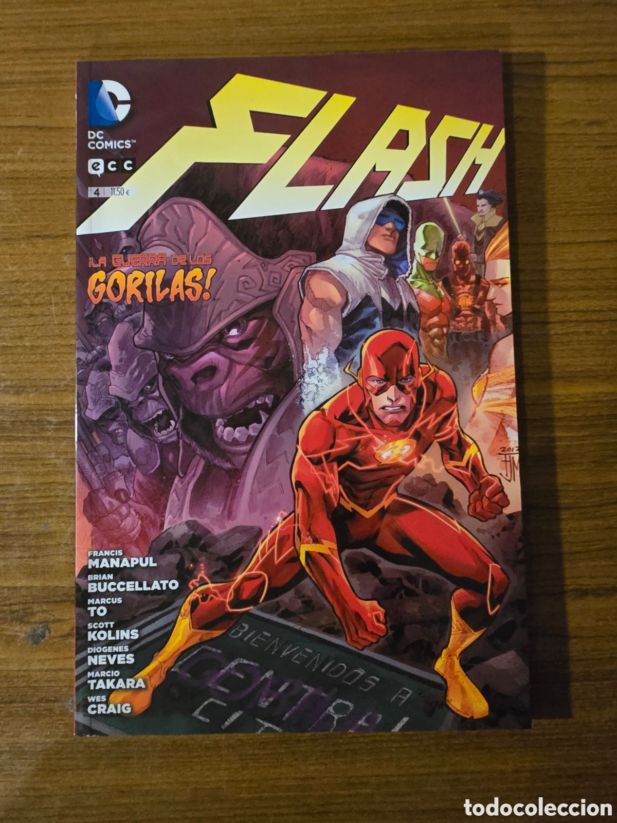C&oacute;mics: FLASH,LA GUERRA DE LOS GORILAS,(DC COMICS)