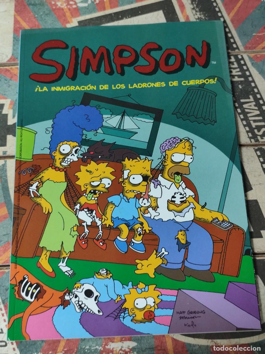Comics : Simpson La inmigraci&oacute;n de los ladrones de cuerpos Bongo