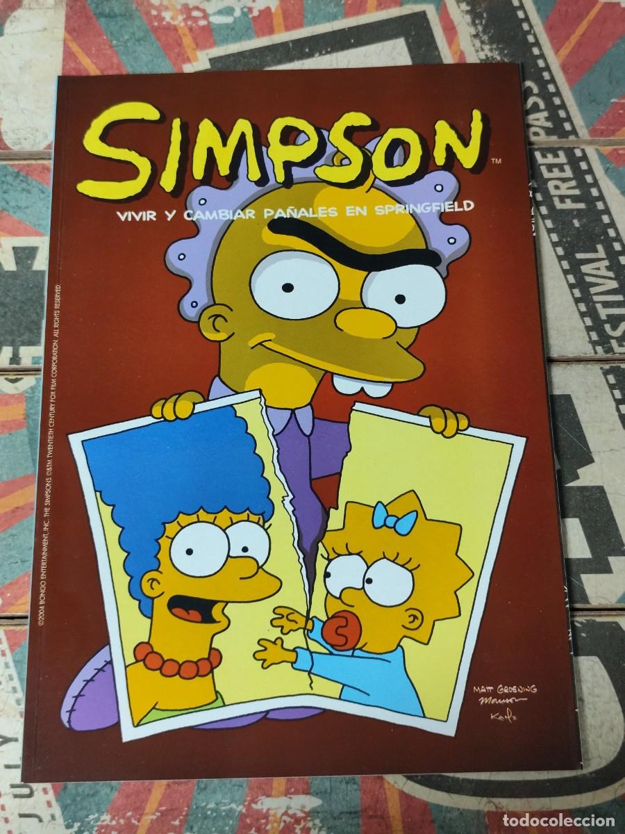 C&oacute;mics: Simpson Vivir y cambiar pa&ntilde;ales en Springfield Bongo