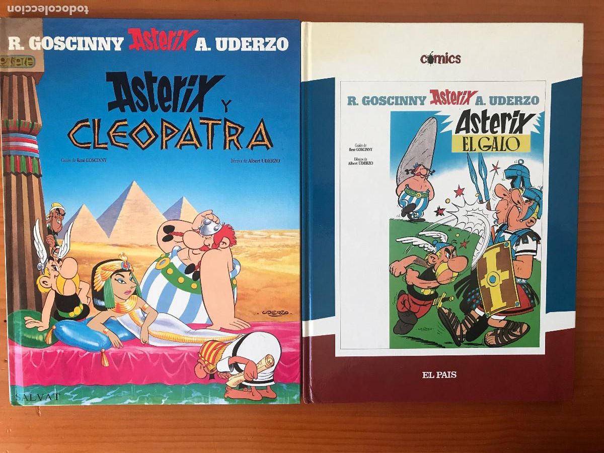 C&oacute;mics: Lote de 2 libros. Ast&eacute;rix el galo, Ast&eacute;rix y Clepoatra