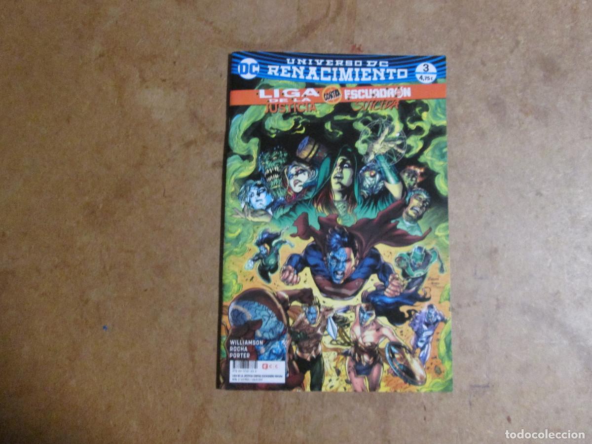 C&oacute;mics: Liga de la justicia contra Escuadr&oacute;n suicida, renacimiento n&ordm; 3, ECC ediciones