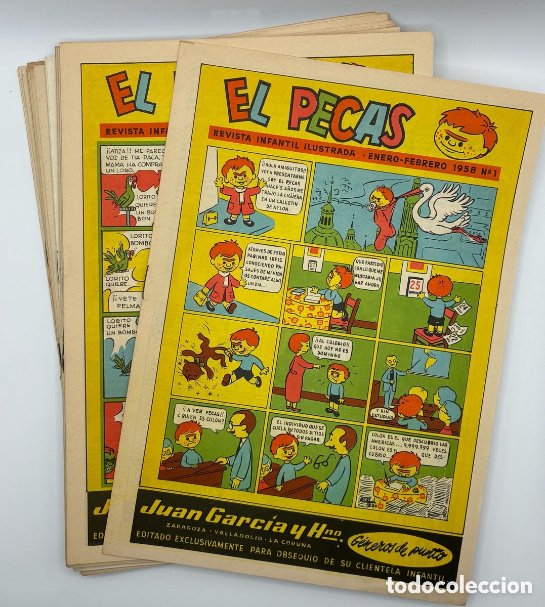 C&oacute;mics: COLECCION COMPLETA EL PECAS 23 1958 EJEMPLARES NUEVOS DE KIOSKO ORIGINALES EDITORIAL OCTAVIO FELEZ