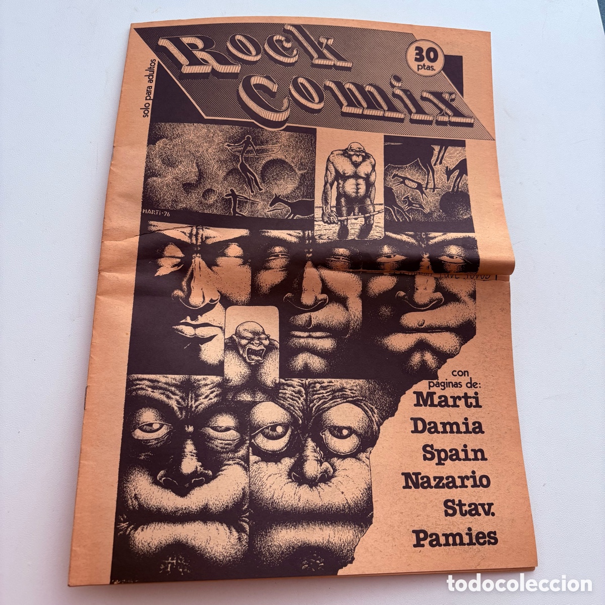 C&oacute;mics: ROCK COMIX N&ordm;0 - NAZARIO, DAMIA, PAMIES - LUIS ZANOLETTY DE 1977