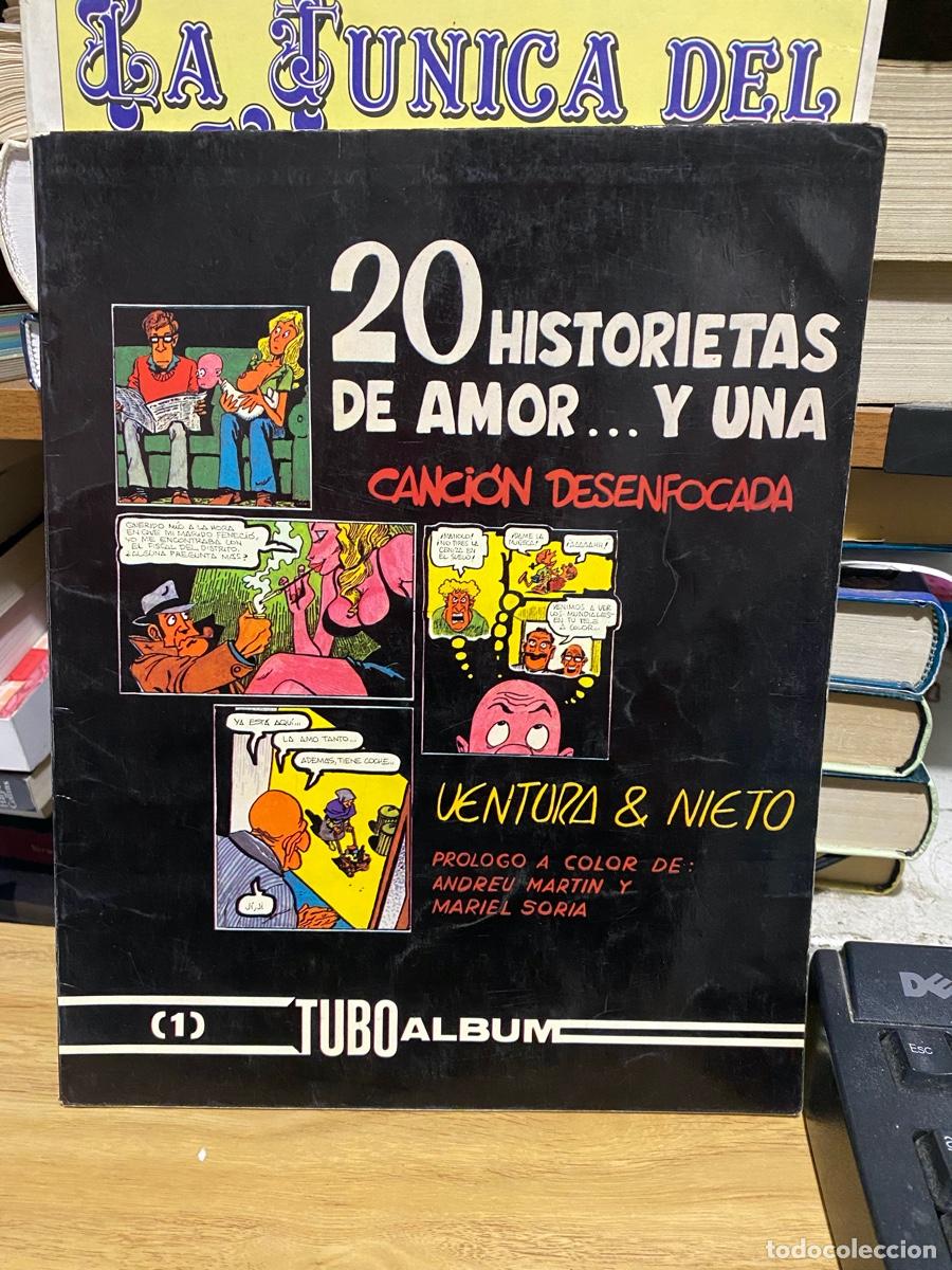 C&oacute;mics: 20 HISTORIETAS DE AMOR Y UNA CANCION DESENFOCADA, VENTURA Y NIETO, EDT. TUBO ALBUM
