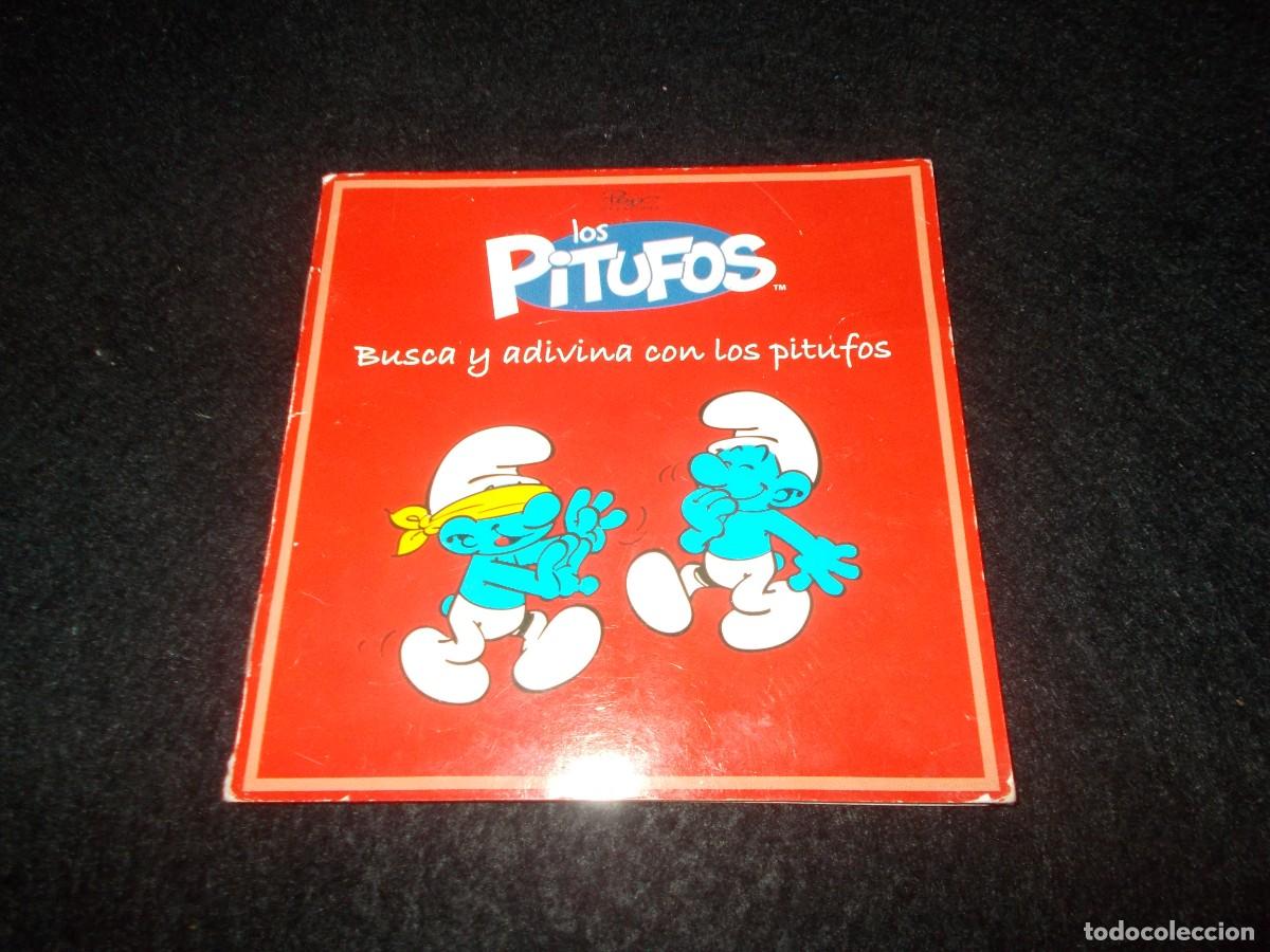C&oacute;mics: LOS PITUFOS Busca y Adivina, Pasatiempos. Mini Cuento 2019 Kids & Concepts GmbH. Comic, Dif&iacute;cil. Ver