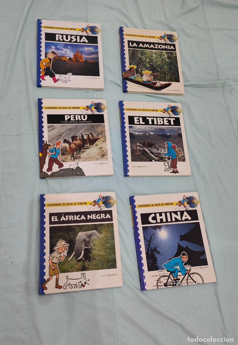 C&oacute;mics: 6 Cuadernos de Ruta de Tint&iacute;n