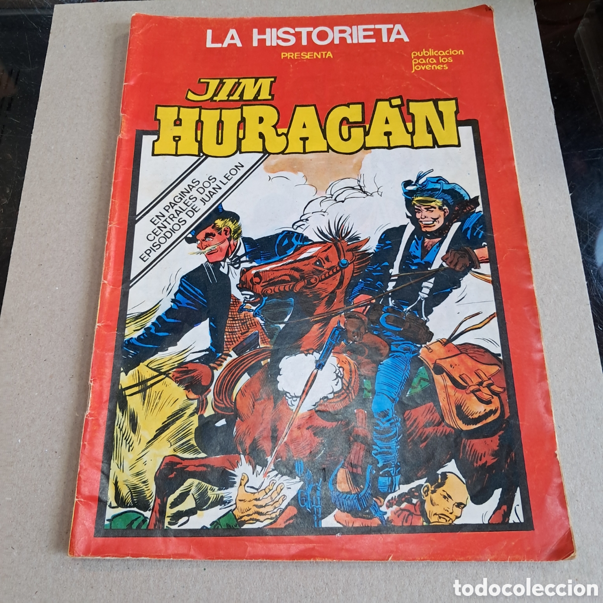 C&oacute;mics: Jim Hurac&aacute;n, La historieta, n&uacute;mero 19, 100 pesetas