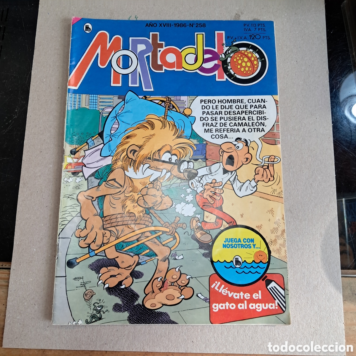 C&oacute;mics: Mortadelo, a&ntilde;o XVIII, 1986, n&uacute;mero 258