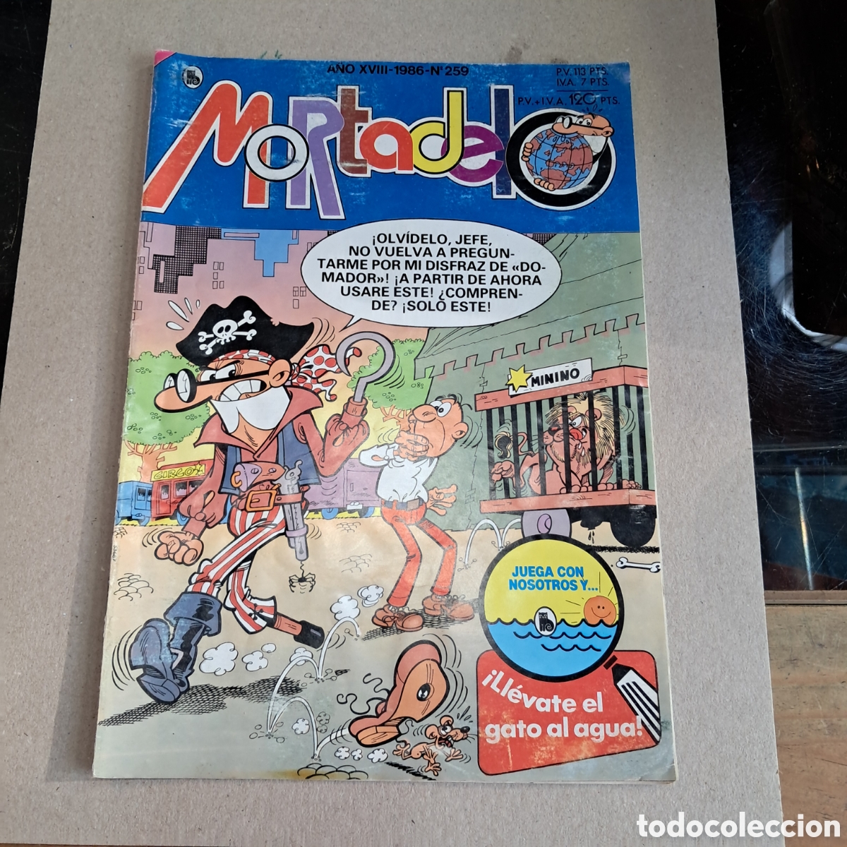 C&oacute;mics: Mortadelo, a&ntilde;o XVIII, 1986, n&uacute;mero 259