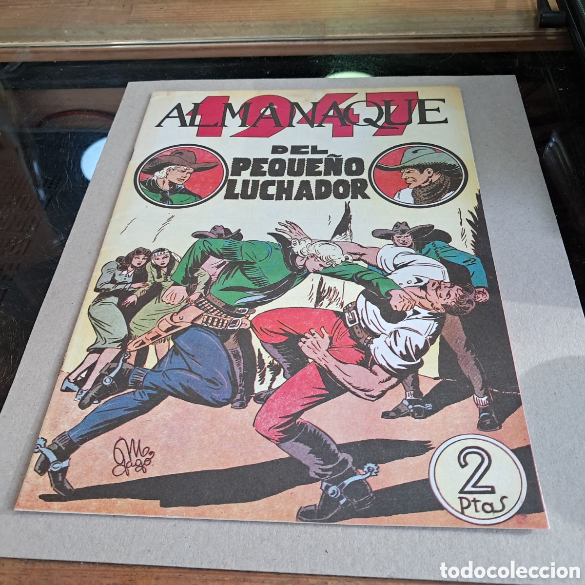C&oacute;mics: Almanaque facs&iacute;mil Peque&ntilde;o luchador, 2 pesetas,1947