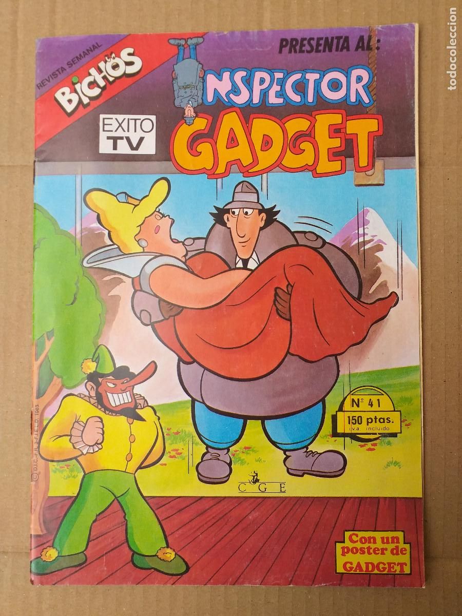 C&oacute;mics: BICHOS - N&ordm; 41 - INSPECTOR GADGET - 1987 RBA PROMOTORA DE EDICIONES